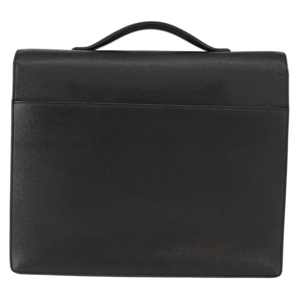LOUIS VUITTON Taiga Serviette Kazan Business Bag Ardoise